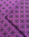 Purple digital print unstiched - 2pc printed suit