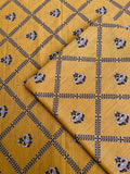 Mustard Digital Print Winter Khaddar - 2pc Unstiched Printed suit