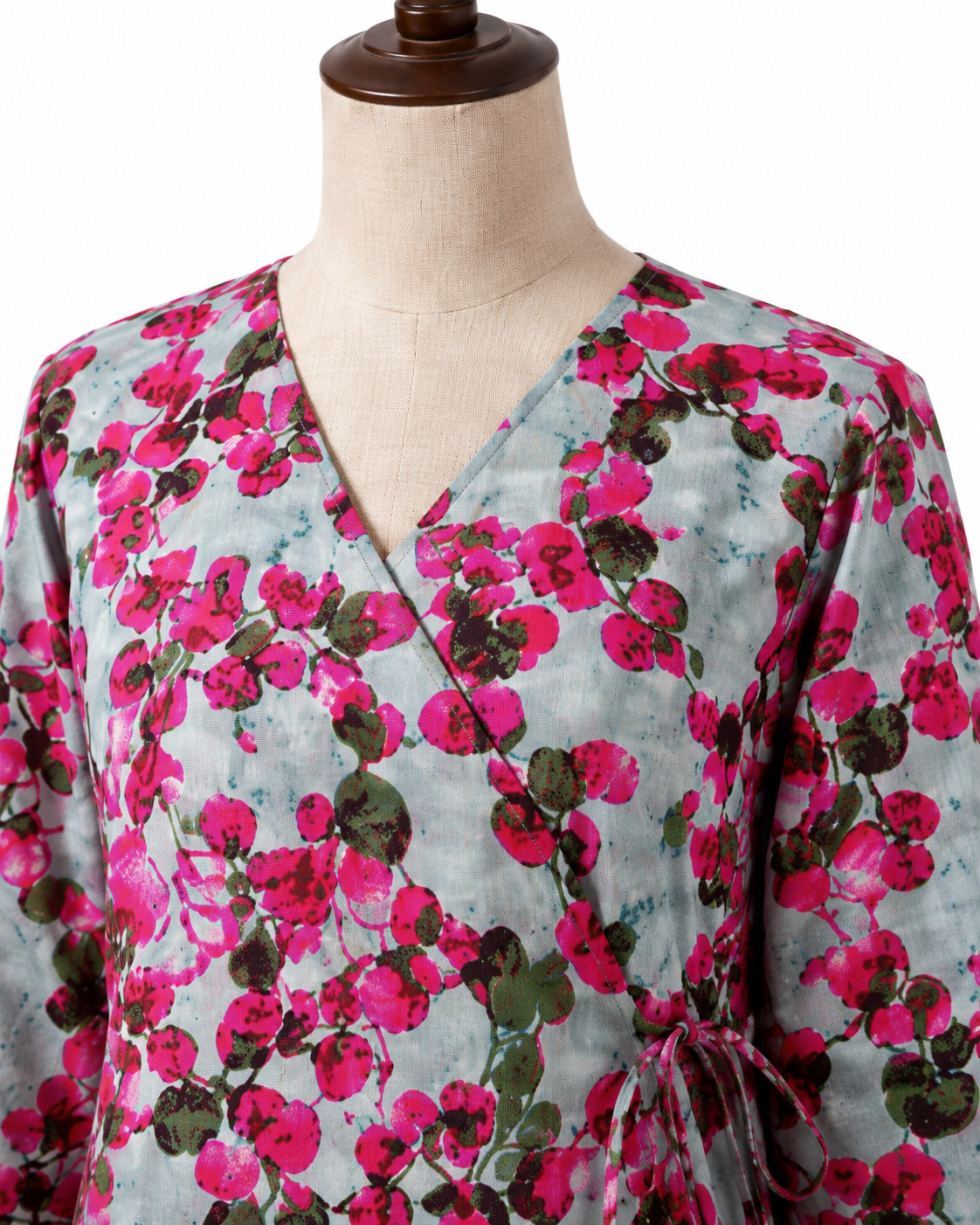 Fuchsia Vine – Floral Printed Linen