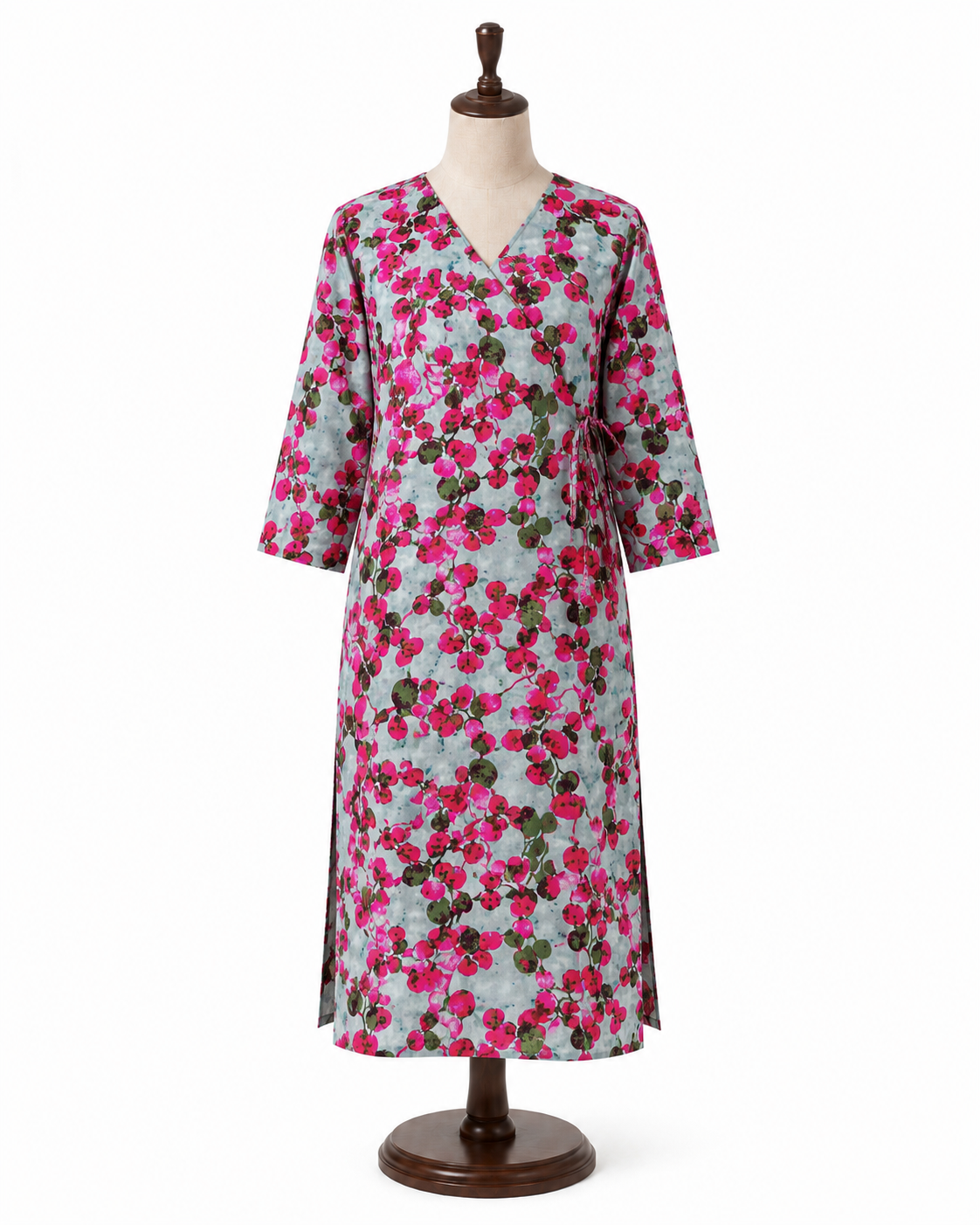Fuchsia Vine – Floral Printed Linen