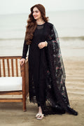 NUREH-3PC LAWN CHIKENKARI LASER EMBROIDERED SHIRT WITH COTTON NET EMBROIDERED PRINT DUPATTA-4523