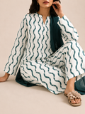 Emerald Waves – 2 Piece Printed Lawn Suit