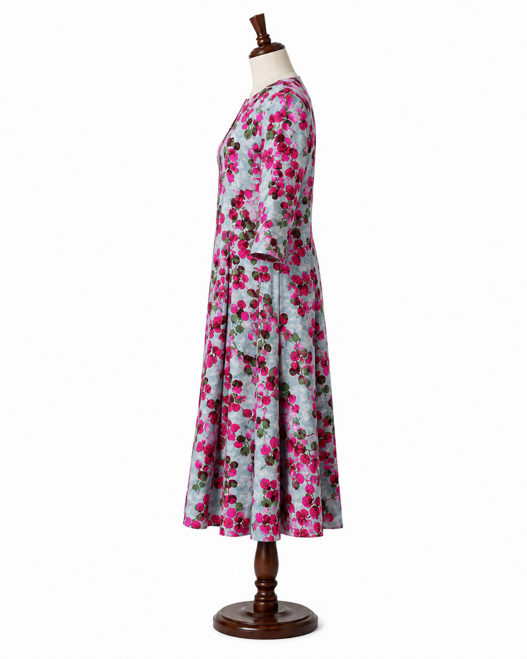 Fuchsia Vine – Floral Printed Linen