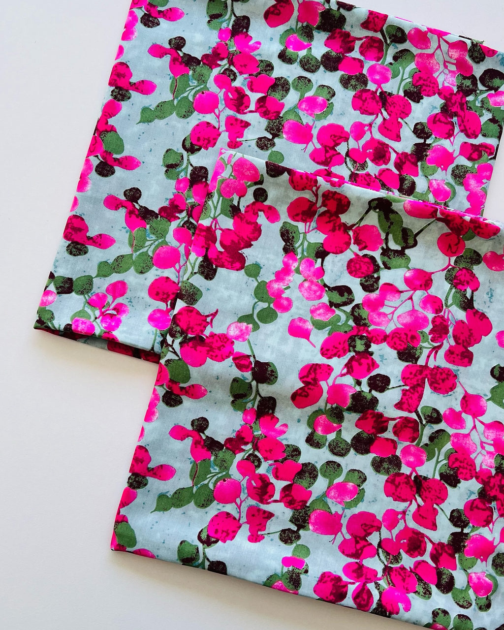 Fuchsia Vine – Floral Printed Linen