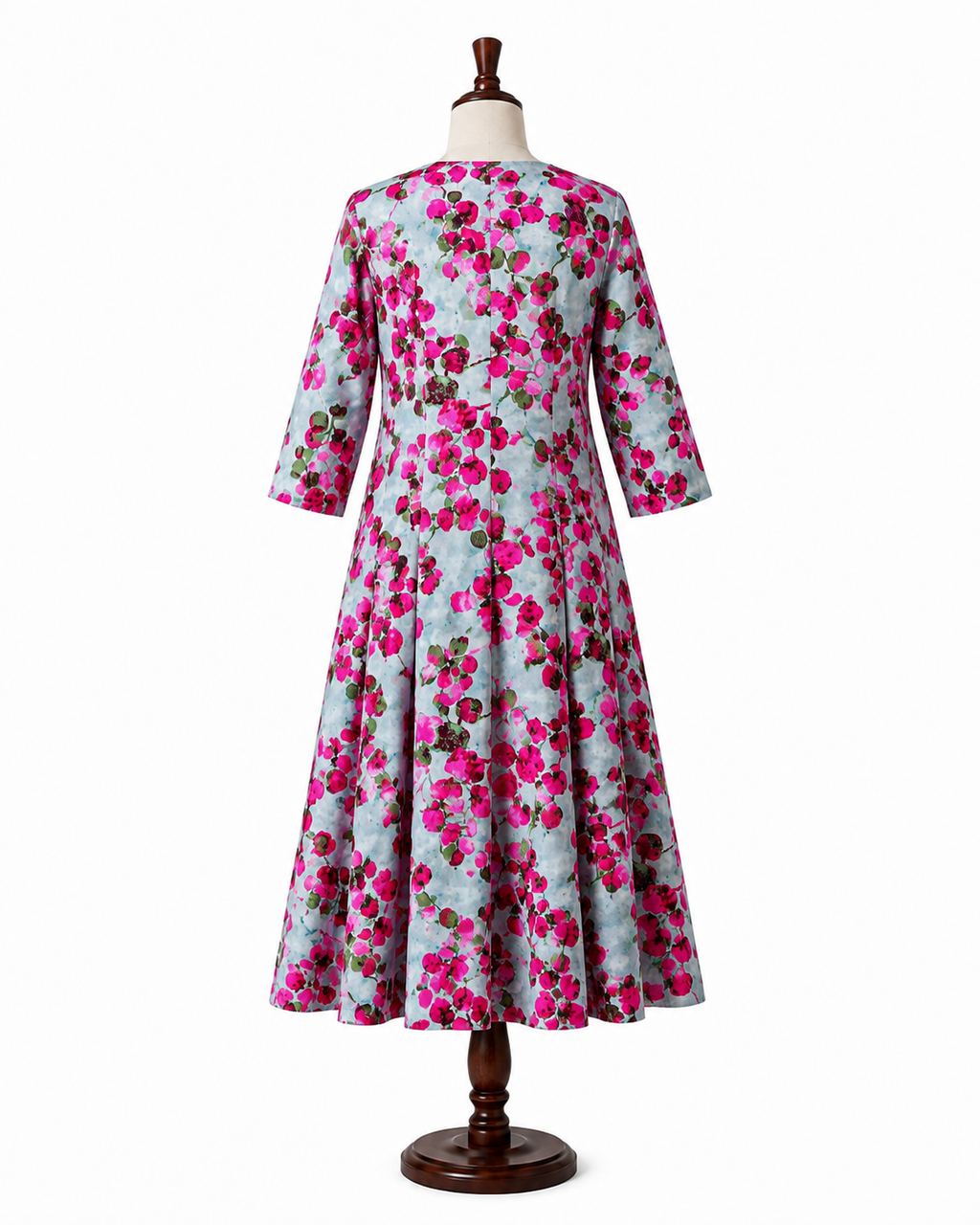Fuchsia Vine – Floral Printed Linen