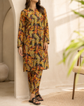 Floral Printed Lawn – 2 Piece Unstitched Suit