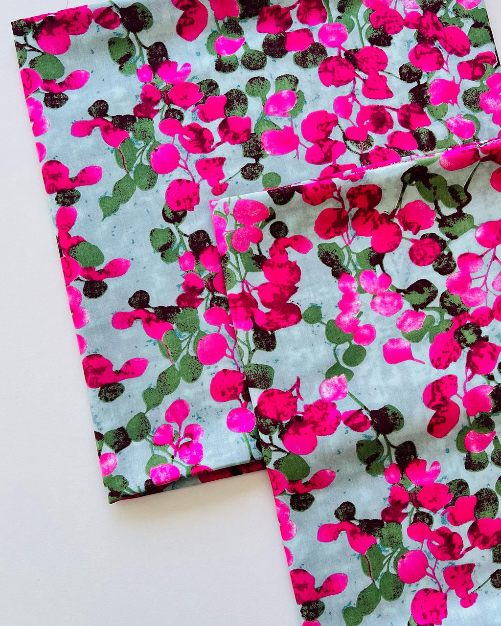 Fuchsia Vine – Floral Printed Linen